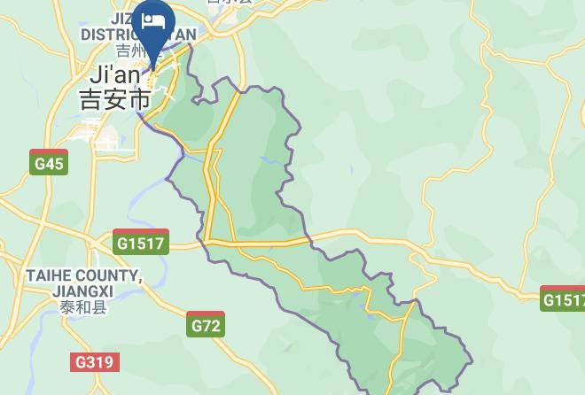 Elan Hotel Ji 'an Railway Station Map