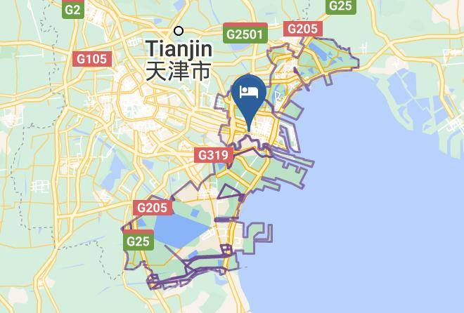 Binhai New Area - Elan Hotel Tianjin Tanggu Railway Station Maps