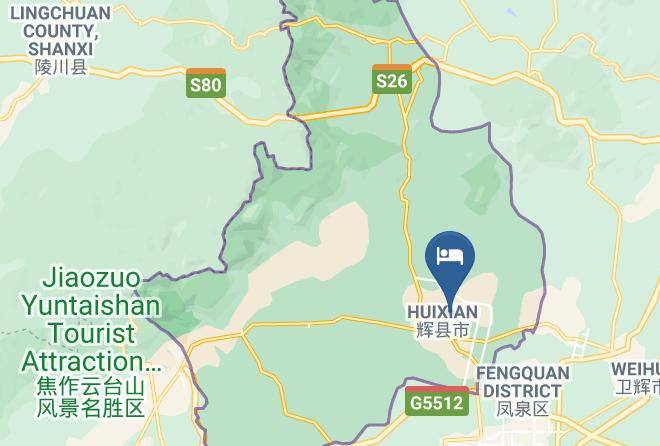 Xinxiang - Elan Hotel Xinxiang Huixian Guandongcun Maps