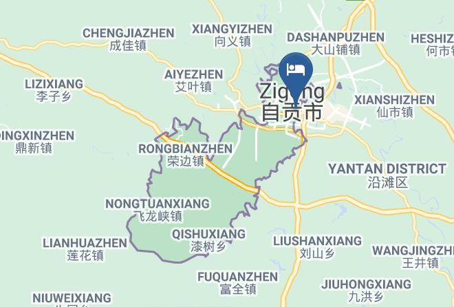 Zigong - Elan Hotel Maps