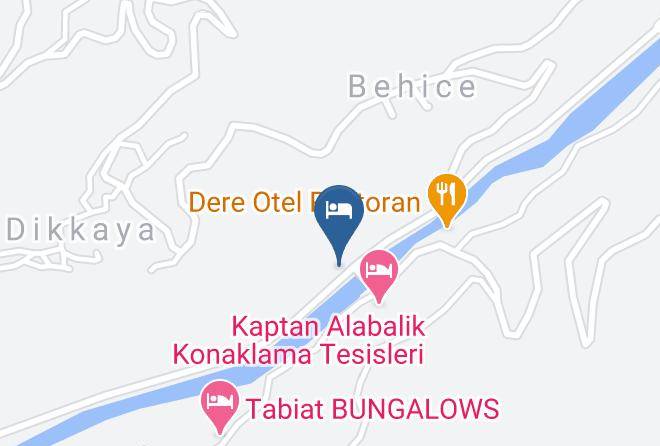 Camlihemsin - Elasya Bungalow Maps