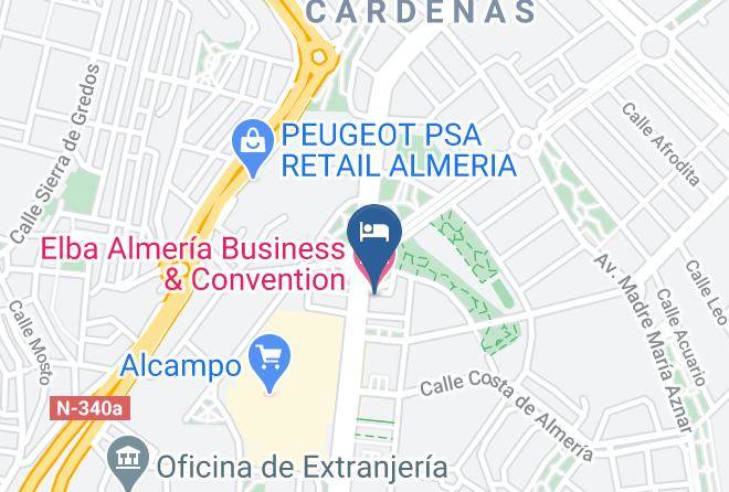 Elba Almeria Business & Convention Hotel Map