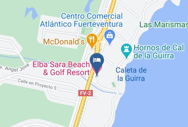 Las Palmas - Elba Sara Beach & Golf Resort Maps