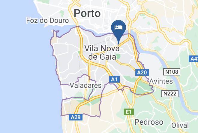 Vila Nova De Gaia - Elba Suites Gaia Porto Maps