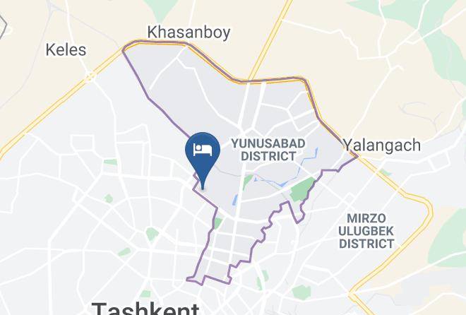 Tashkent - Eldi Hotel Maps