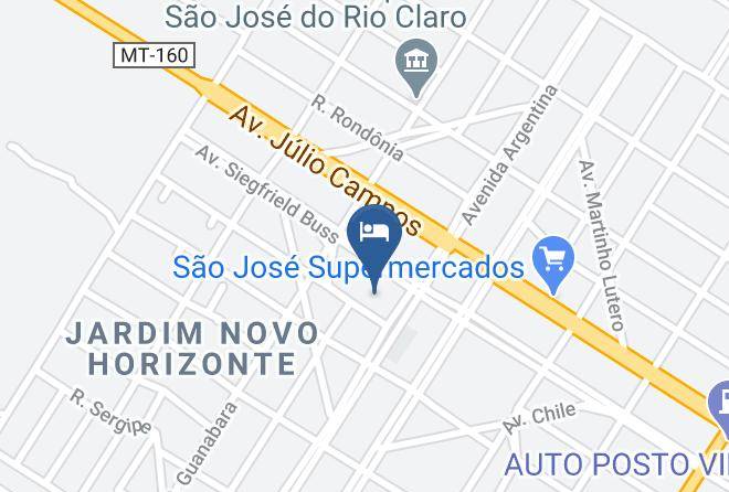 Sao Jose Do Rio Claro - Eldorado Hotel Maps