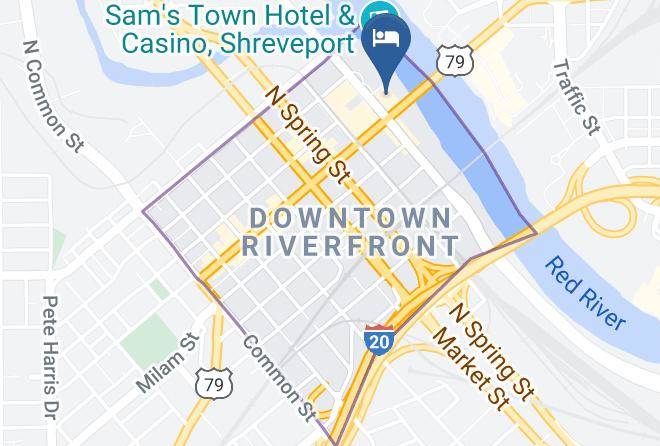 Bossier Par - Eldorado Resort Casino Shreveport Maps