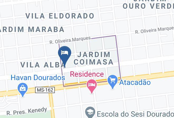 Dourados - Eldorado's Hotel Maps
