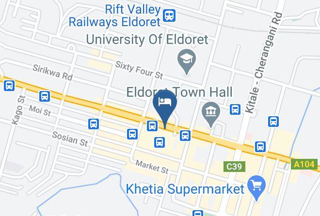 Uasin Gishu - Eldoret White Castle Motel Ltd Maps