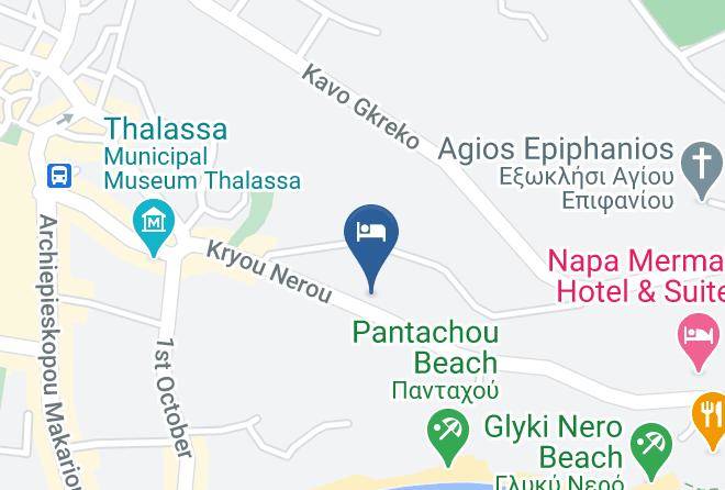 Cyprus - Eleana Hotel Ayia Napa Maps