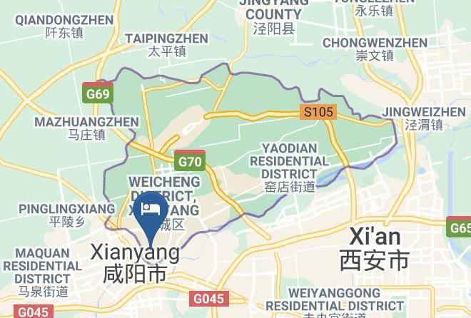 Xianyang - Electric Power Hotel Maps