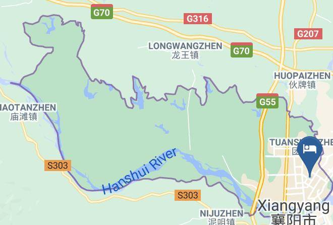 Xiangyang - Electric Power Restaurant Maps