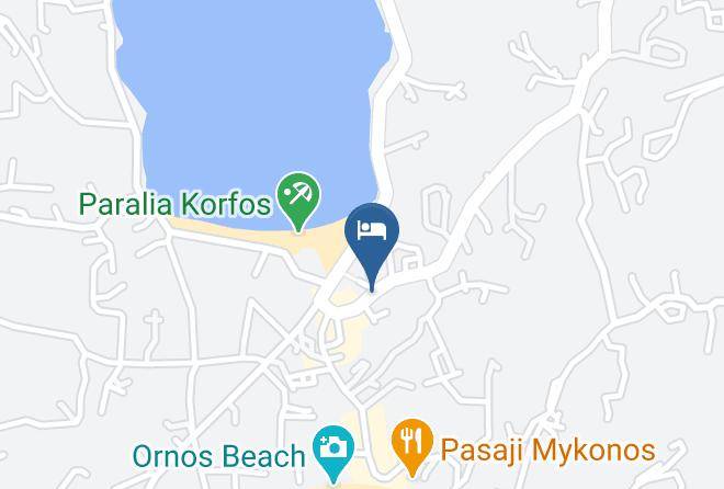 Eleftheria Hotel Mykonos Map