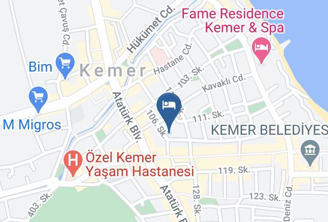 Kemer - Elegance Hotel Kemer Maps