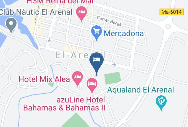 Elegance Playa Arenal I Map