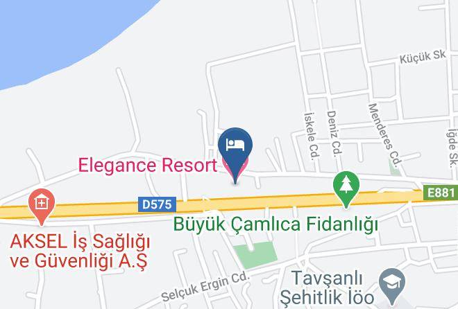 Elegance Resort Hotel Map - Yalova - Altinova