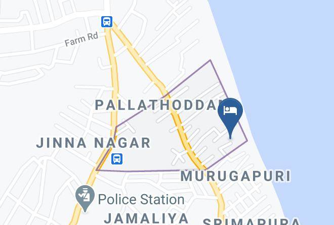 Trincomalee - Elegant Green Beach Hotel Maps
