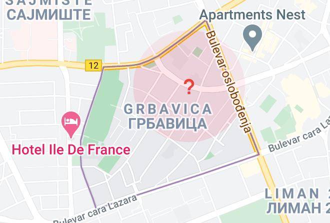 Juzno Backi - Eleganza & La Vista Maps
