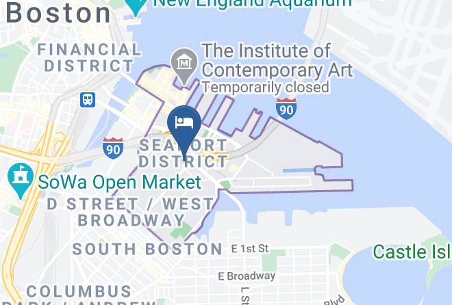 The Westin Boston Seaport District Map