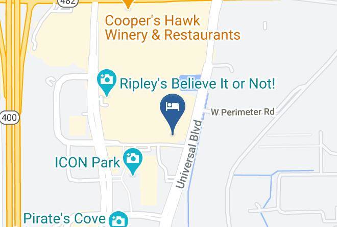 Element Orlando Universal Blvd Map