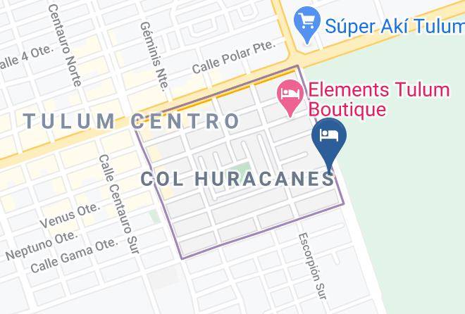 Tulum - Taan Hotel Maps