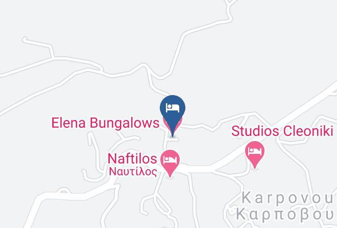 Samos - Elena Bungalows Maps