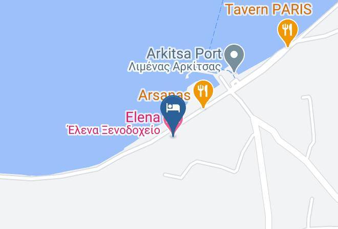 Fthiotis - Elena Hotel Maps