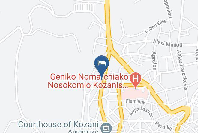 Elena Hotel Kozani Map