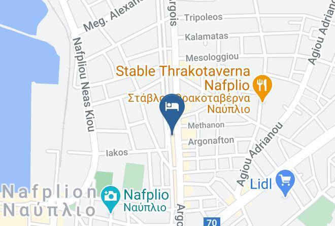 Argolis - Elena's Nafplio Center Maps
