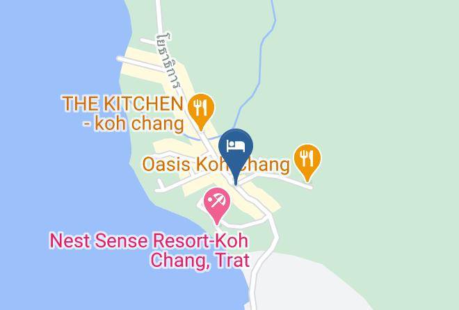Amphoe Ko Chang - Elephant Lounge Lonely Beach Maps