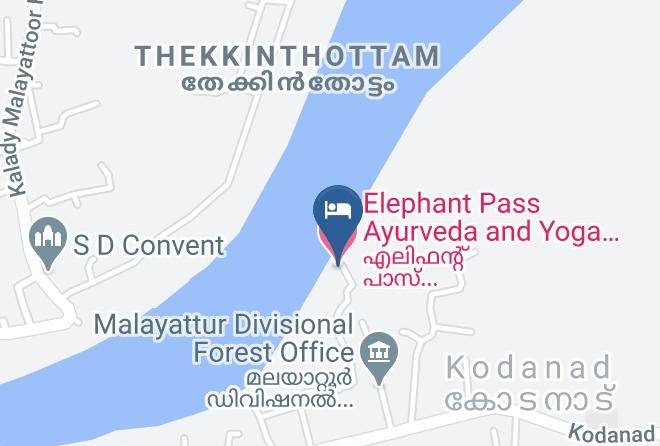 Kunnathunad - Elephant Pass Ayurveda And Yoga Retreat Maps