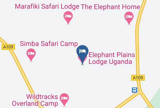 Kasese - Elephant Plains Lodge Uganda Maps