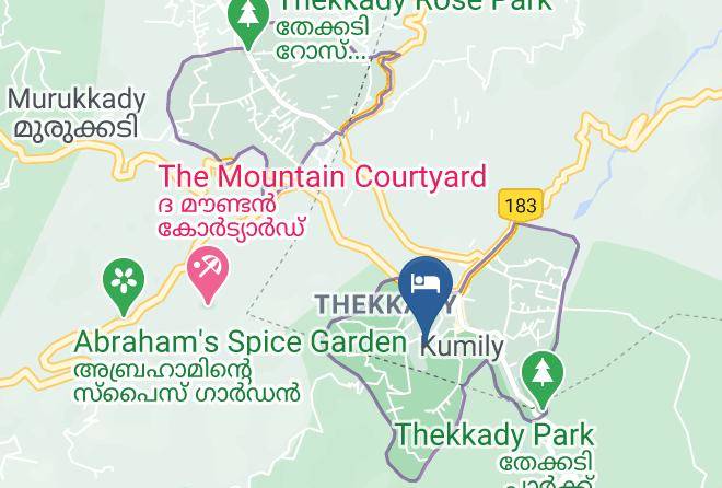 Peerumade - Elephant Route Resort Maps