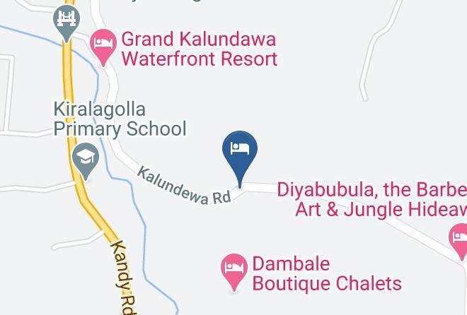 Kandy - Elephant Stables Dambulla Maps
