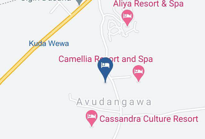 Kandy - Elephas Resort & Spa Maps