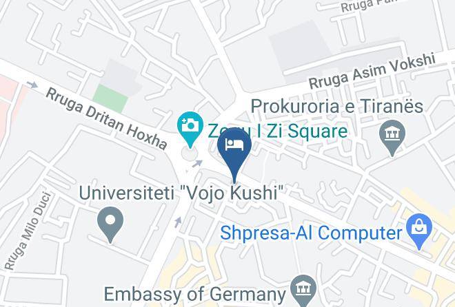 Tirana - Eler Hotel Maps