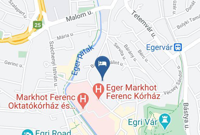 Eger - Eletfa Vendeghaz Maps