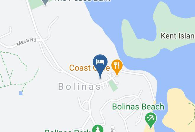 Marin - Eleven B&b At 11 Wharf Road Bolinas Maps