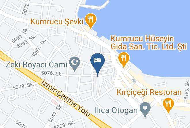 Cesme - Eleven Hotel Ilica Cesme Maps