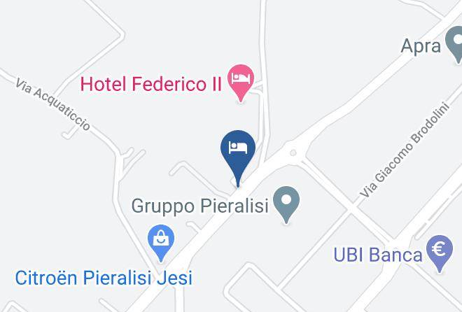 Ancona - Hotel Federico 2 Maps