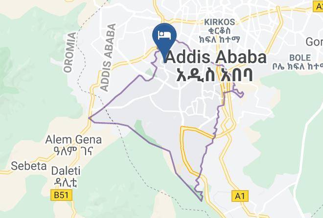 Addis Ababa - Elgel Hotel & Spa Maps