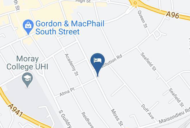 Moray - Elgin Bed And Breakfast Maps