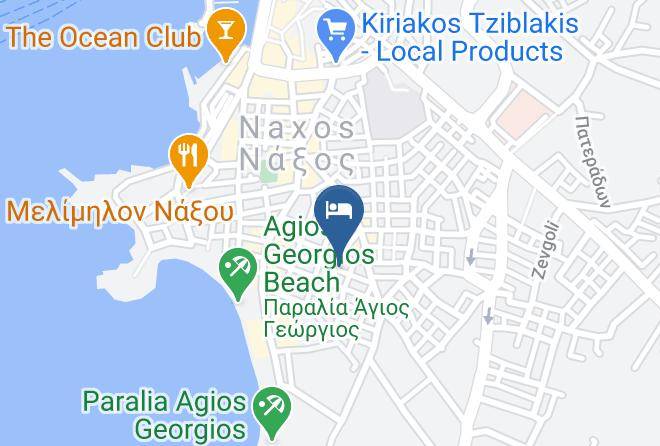 Naxos - Hotel Zeus Maps