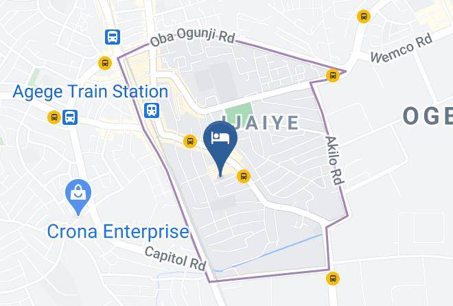 Ikeja - Elicris Hotel Maps