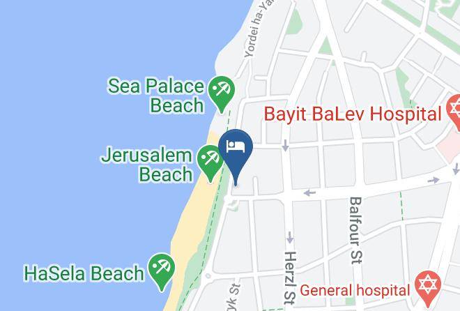 Bat Yam - Elis Hotel Maps