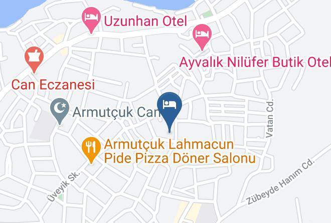 Ayvalik - Elisa Otel Maps