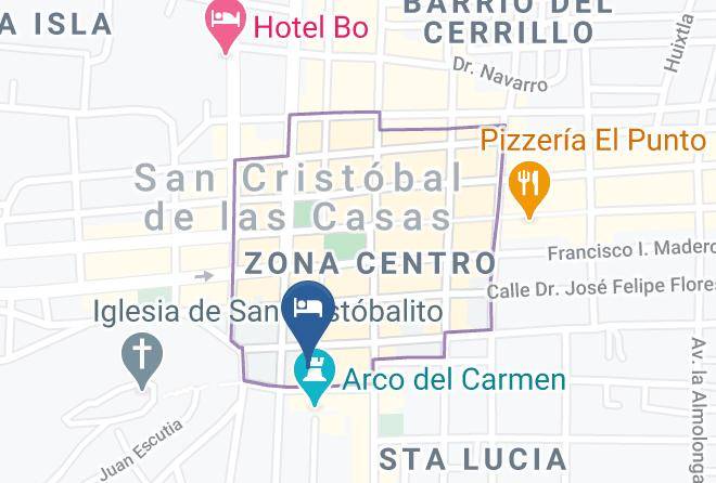 San Cristobal De Las Casas - Elisa Spa & Suites Maps
