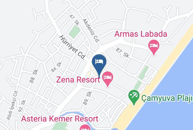 Kemer - Elit Life Hotel Maps
