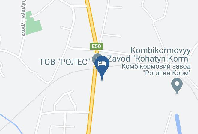 Rohatyn Raion - Elit Tsentr Maps