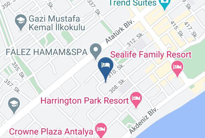 Konyaalti - Elitay Otel Maps